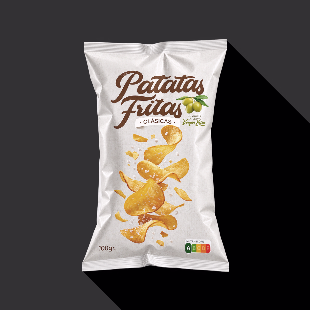 Bolsa de patatas impresa en huecograbado